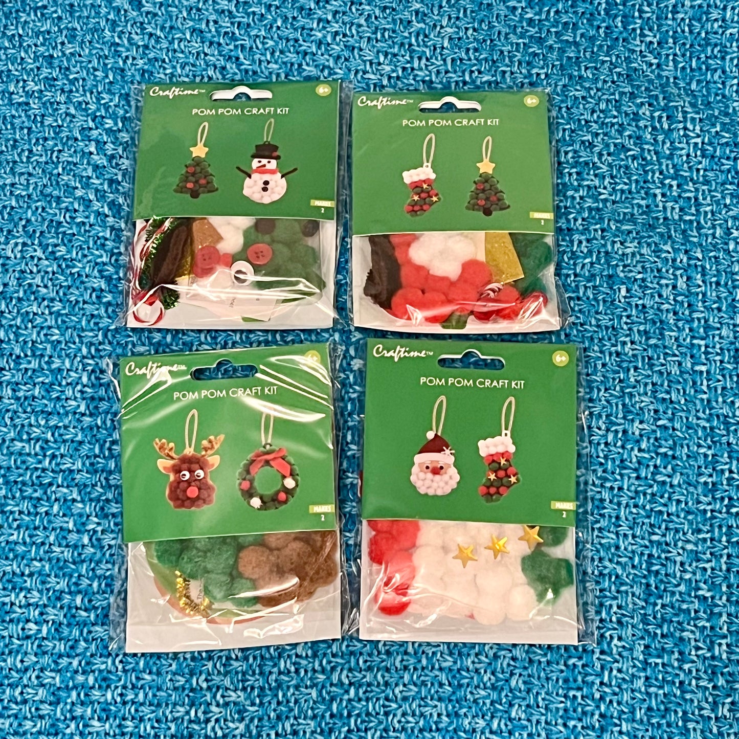 Christmas pom pom kits