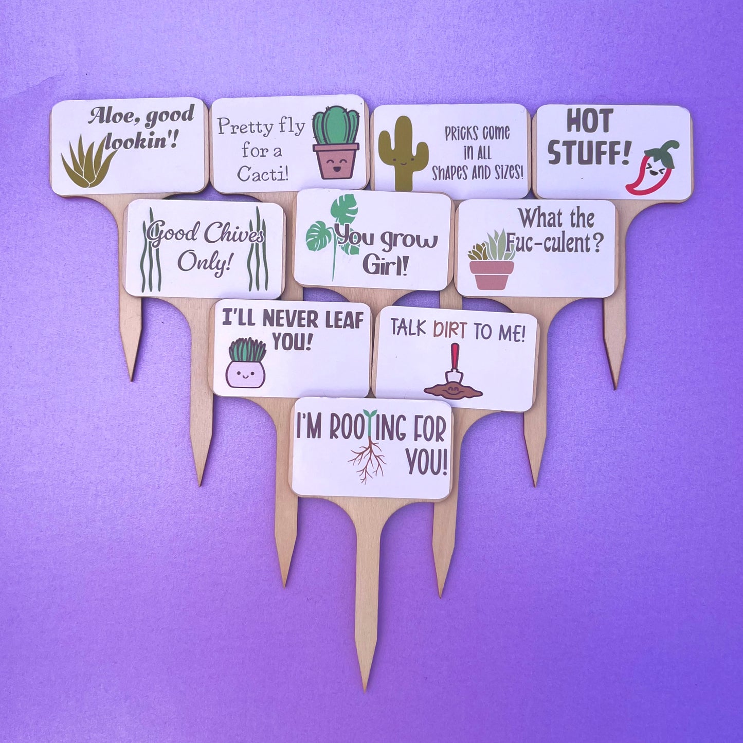 Punny Plant Signs