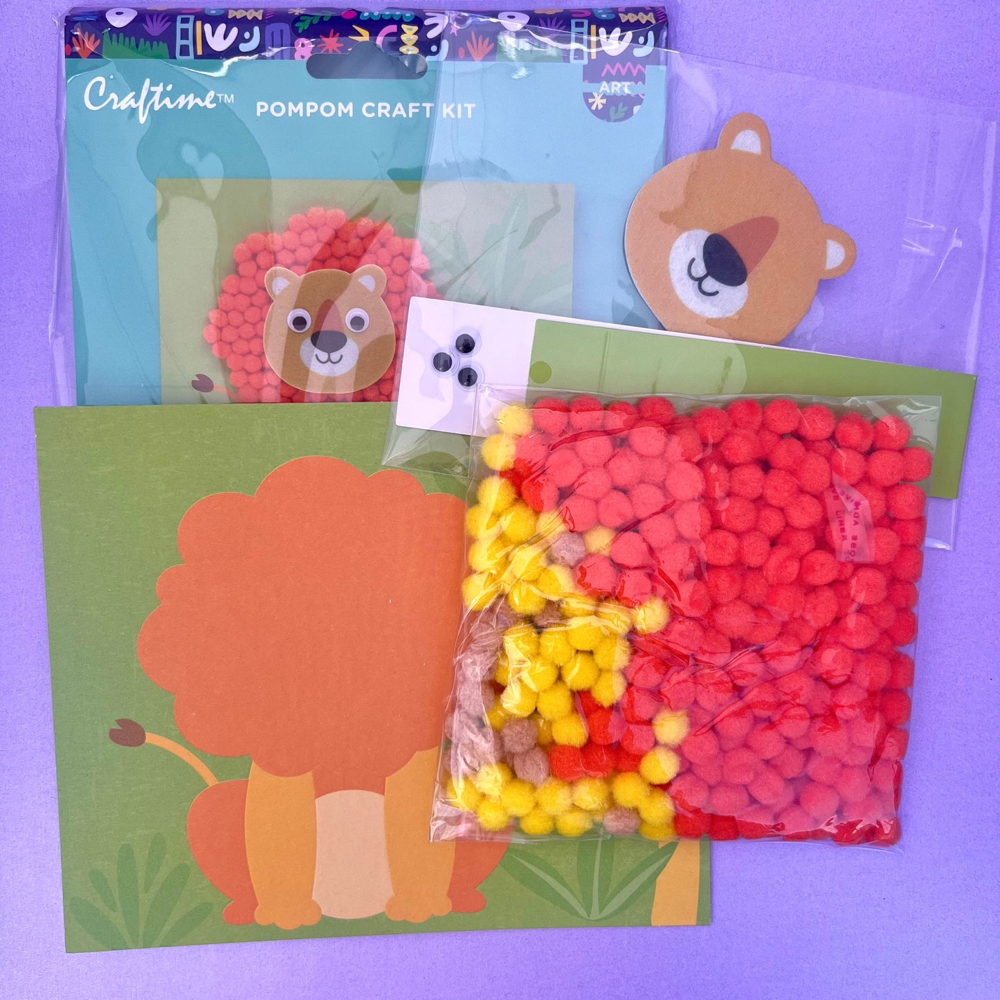 Mess Free Pom Pom Craft Kits