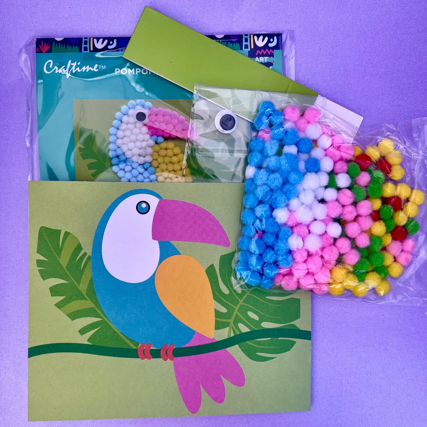 Mess Free Pom Pom Craft Kits