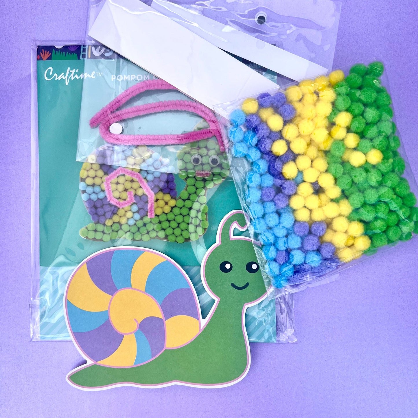 Mess Free Pom Pom Craft Kits